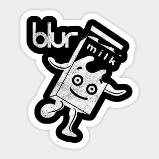 milky blur 90s Sticker